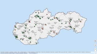 ŽSR mapa